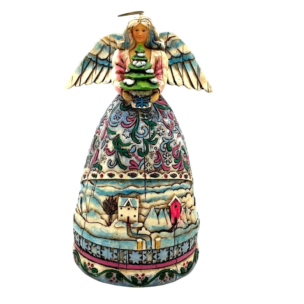Jim Shore‎ Heartwood Creek Angel Figurine 2006 Landscape Sleeps 4.75"  #4006723